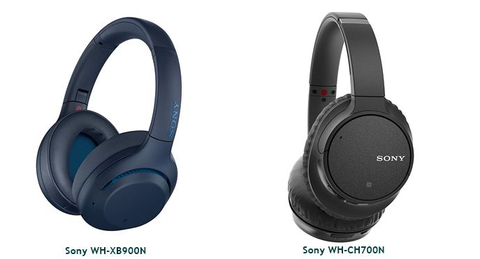 Sony WH-XB900N vs Sony WH-CH700N
