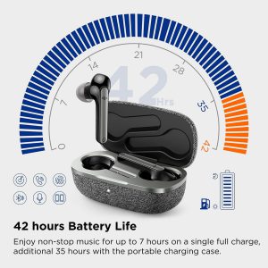 Boltune wireless earbuds with long battery life