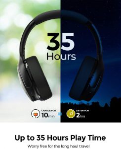 Mpow H19 IPO active noise cancelling headphones