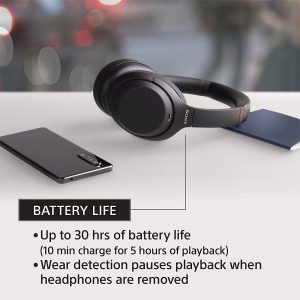 30 hours battery life - WH-1000XM3