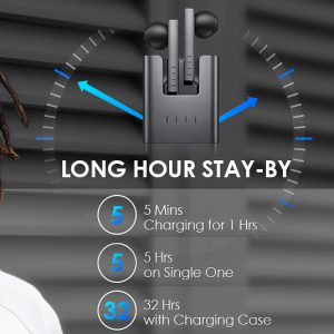 Long life of playtime - wireless earbuds