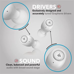 wireless earbuds for wireless charging wiht IPX7 waterproof
