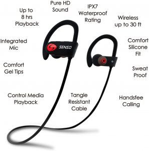 Senso ActivBuds S-250 - Best Wireless Sports Earphones