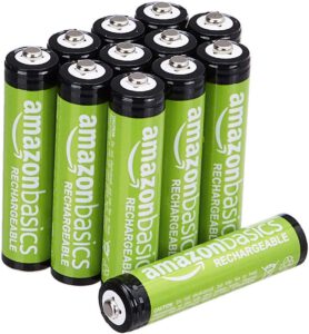 Amazon Basics AAA 1.2 Volt High-Capacity 800mAh NiMH Rechargeable Batteries