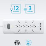 Anker Power Strip Surge Protector 12 outlets + 3 USB Ports