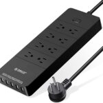 ORICO Surge protector power strip 8 outlest + 5 USB charging ports