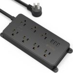TROND Surge Protector Power Strip - 7 outlets + 3 USB