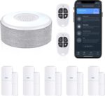 Tolviviov WiFi Door Alarm System Wireless DIY Smart Home Security System