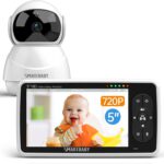 UKSUP Baby Monitor - 720P 5-inch HD Display Video Baby Monitor