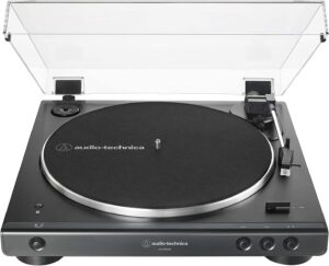 Audio-Technica AT-LP60XBT-BK Fully Automatic Bluetooth Belt-Drive Stereo Turntable - Turntable Best-Seller on Amazon