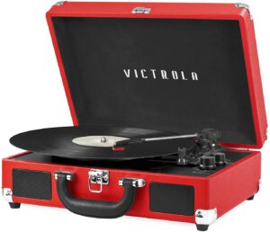 Victrola VSC-550BT - Vintage 3-Speed bluetooth protable turntable audio sound