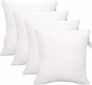 ACCENT HOME Throw Pillow Inserts pack 4