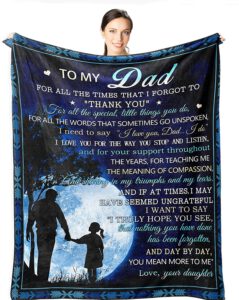 Dad Blanket - gife for dad