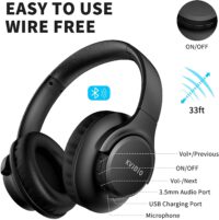 KVIDIO Bluetooth headphones review