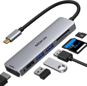 MOKiN A1505 USB C Hub HDMI Adapter