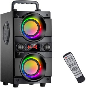 SUPNIU A21 Portable Bluetooth Speaker with Double Subwoofer Heavy Bass - Best Selling Portable Speaker