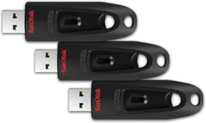 SanDisk 32GB 3-Pack Ultra USB 3.0 Flash Drive (3x32GB) - SDCZ48-032G-GAM46T