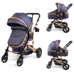 Endynino 2 in1 Baby Stroller for Newborn