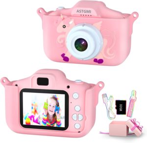 ASTGMI Kids Camera Upgrade HD Digital Camera for Toddlers