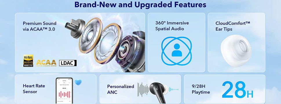 Anker Liberty 4 - Adaptive ANC wireless earbuds