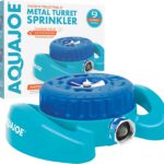 Aqua Joe AJ-TSSBM Indestructible Series 9-Pattern Metal Turret Sprinkler