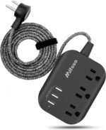 Mifaso Power Strip - 3 Outlets + 3 USB