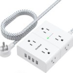 One Beat Power Strip Surge Protector with USB