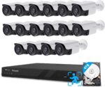 PANOOB 16 Channel 4K PoE Security Camera Systems - Black Friday Deals