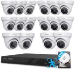 PANOOB 16 Channel 4K PoE Security Camera Systems