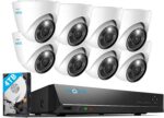 REOLINK 12MP PoE Security Camera System 8pcs