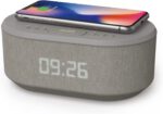 Bedside Radio Alarm Clock with USB Charger