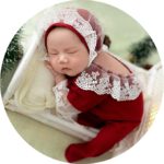 Christmas Newborn Baby Photo Shoot Props - Outfits Crochet Clothes Santa Claus Red Hat Pants Photography Props
