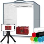 PULLINE Photo Light Box Portable 160 LED 12-inch x 12-inch