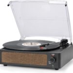 Seasonlife Vinyl Record Player with Speaker Vintage Turntable for Vinyl Records