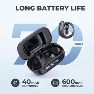 ANINUALE R8 wireless earbuds with ear hooks