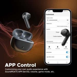 SoundPEATS Air3 Deluxe HS wireless earbuds with app control