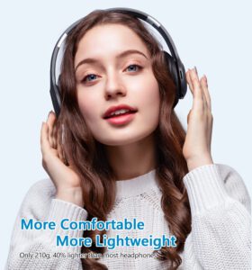 Tuitager 95 Wireless Bluetooth headpones - More comfortable & more lightweight headphones