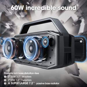 W-King D9-1 Portable Bluetooth 60W speaker