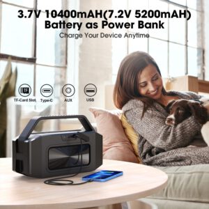 W-King D9-1 Speaker - Strong battery and can work as power bank