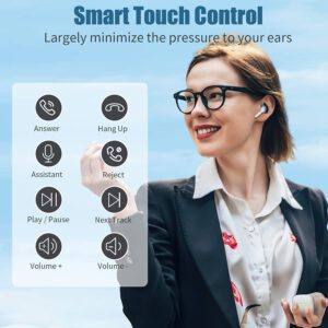 PocBuds K6 - Smart touch control wireless earbuds