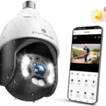 SYMYNELEC Light Bulb Security Camera Outdoor Waterproof 2K - new release