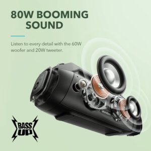 Soundcore Anker Motion Boom+ 80W stereo sound speaker