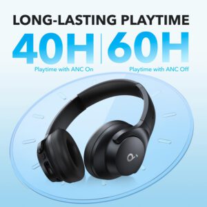 Soundcore by Anker Q20i - Solid battery wireless over-ear headphones