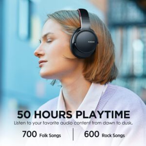 Affodable wireless ANC headphones - Ausdom E7 50H battery life