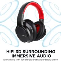 Hi-Fi sound quality headphones - Ausdom E7 Bluetooth ANC headphones