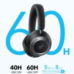 Soundcore Space One Pro - Wireless Adaptive Active Noise Cancelling Over-Ear Headphones